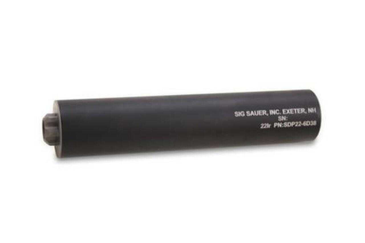 Sig SDP22 Rimfire Suppressor, .22 LR, Aluminum & SS Sig Sauer