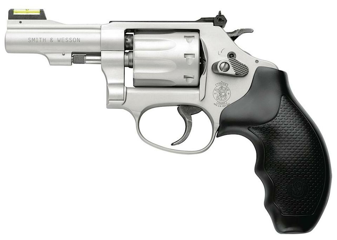 Smith & Wesson 317 Kit Gun 22LR 3" 8rd Hivis Sight Synthetic Grip Stainless Finish