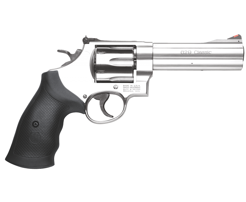 Smith & Wesson 629 Classic 44 Mag 5" 6rd Rubber Grip Matte Stainless Finish Smith & Wesson