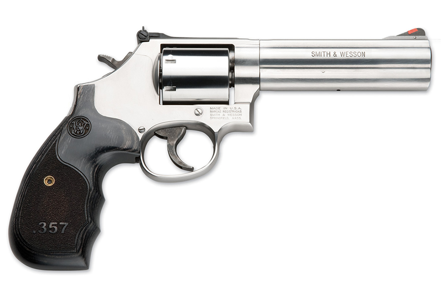 Smith & Wesson 686 357 Magnum 5-Inch Talo Exclusive with Custom Wood Grips