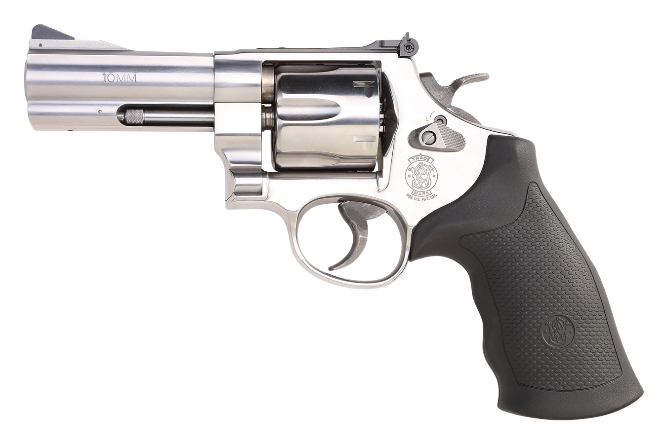 Smith & Wesson Model 610 10mm Stainless Revolver with 4 inch Barrel