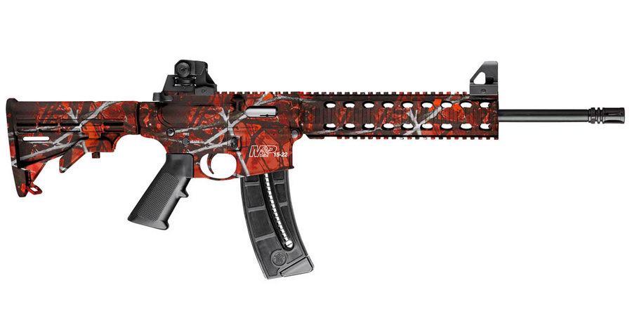 Smith & Wesson M&P15-22 22 LR Harvest Moon Orange Semi-Auto Rimfire Rifle