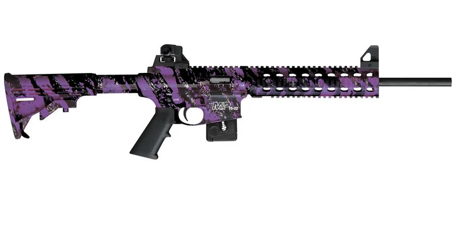 Smith & Wesson M&P15-22 22 LR Purple Platinum Semi-Auto Rimfire Rifle