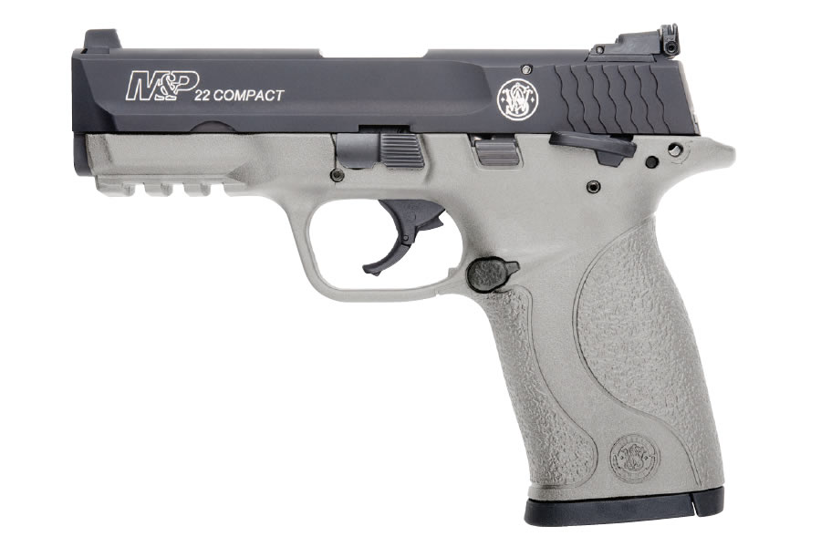 Smith & Wesson M&P22 Compact 22LR Rimfire Pistol with H152 Stainless Cerakote Finish