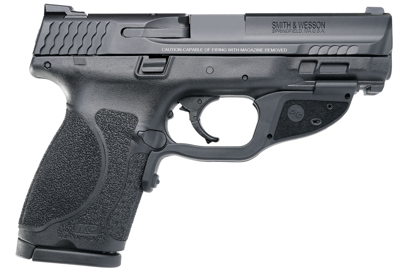Smith & Wesson M&P40 M2.0 Compact 40 S&W with Crimson Trace Green Laserguard
