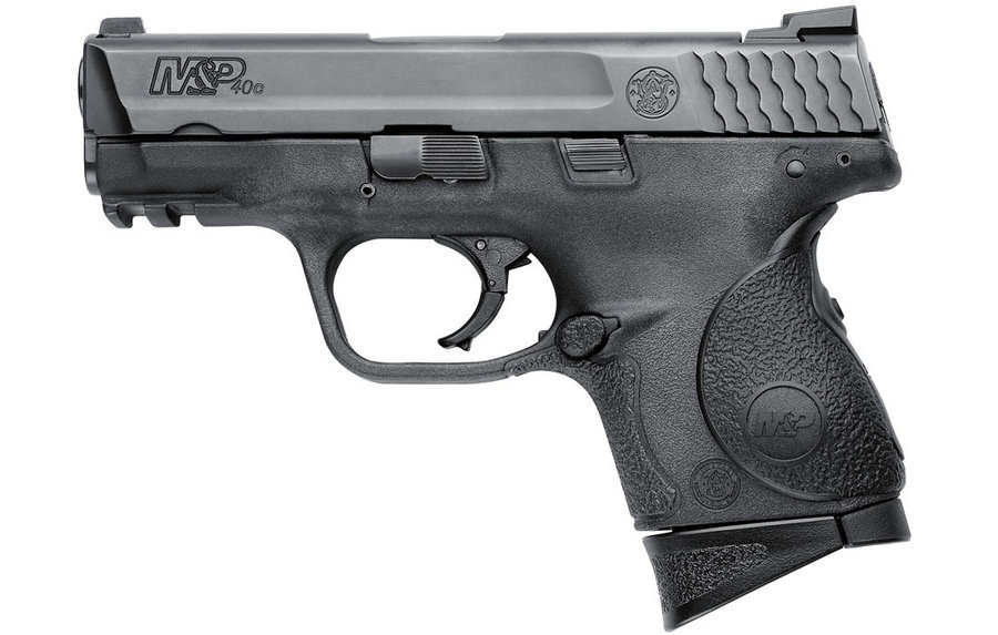 Smith & Wesson M&P40C 40 S&W Centerfire Pistol with Crimson Trace Lasergrip