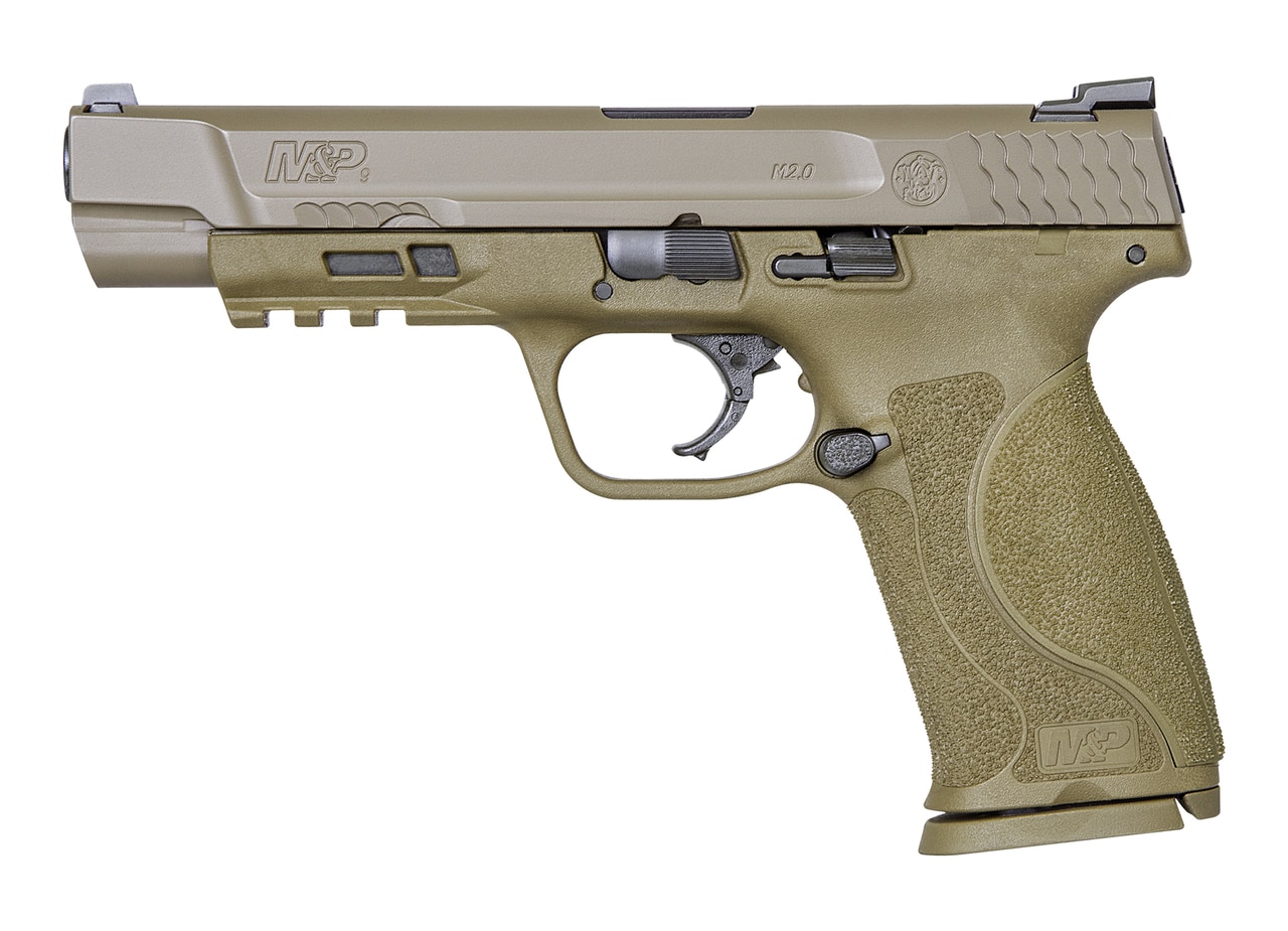 Smith & Wesson M&P9 M2.0 9mm, 5" Barrel, 3-Dot Sights, NTS, Flat Dark Earth, 17rd Smith & Wesson