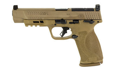 Smith & Wesson M&P9 M2.0 9mm, 5" Barrel, Optics Ready, FDE, 3Dot Sights, 17rd Smith & Wesson