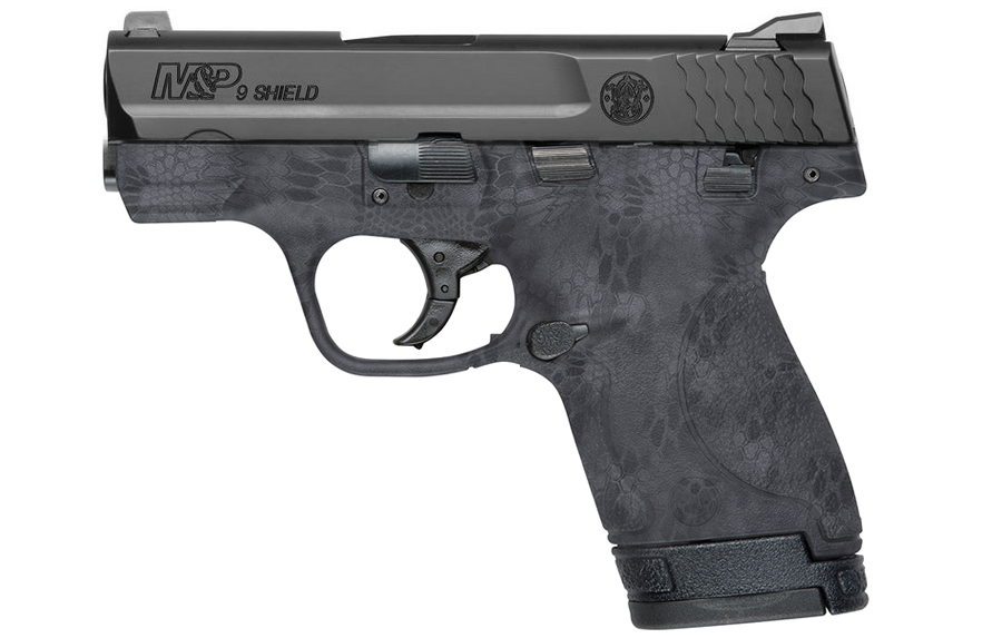 Smith & Wesson M&P9 Shield 9mm Centerfire Pistol with Kryptek Typhon Camo Finish
