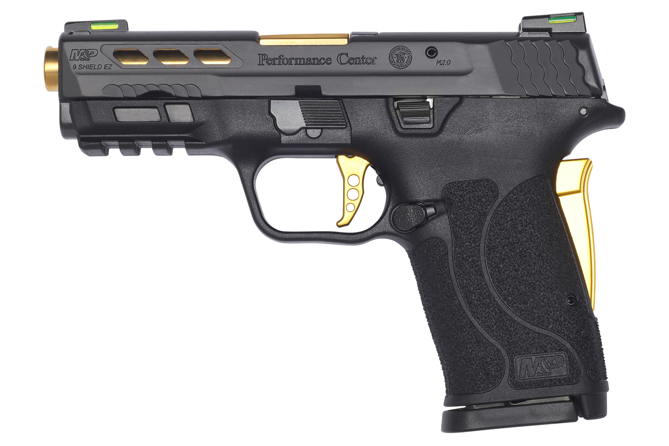 Smith & Wesson M&P9 shield EZ 9mm Performance Center Pistol with Gold Ported Barrel