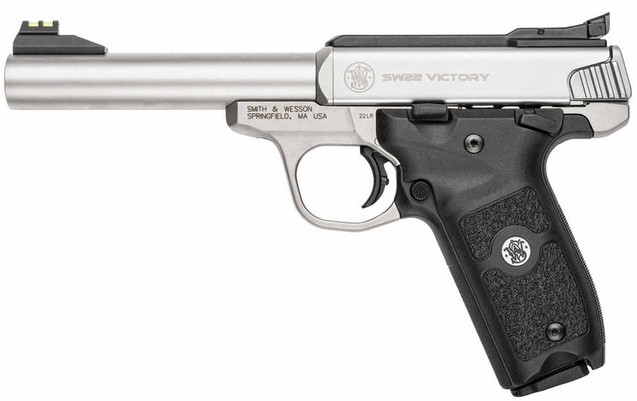 Smith & Wesson SW22 Victory 22LR Rimfire Pistol with Fiber Optic Sights