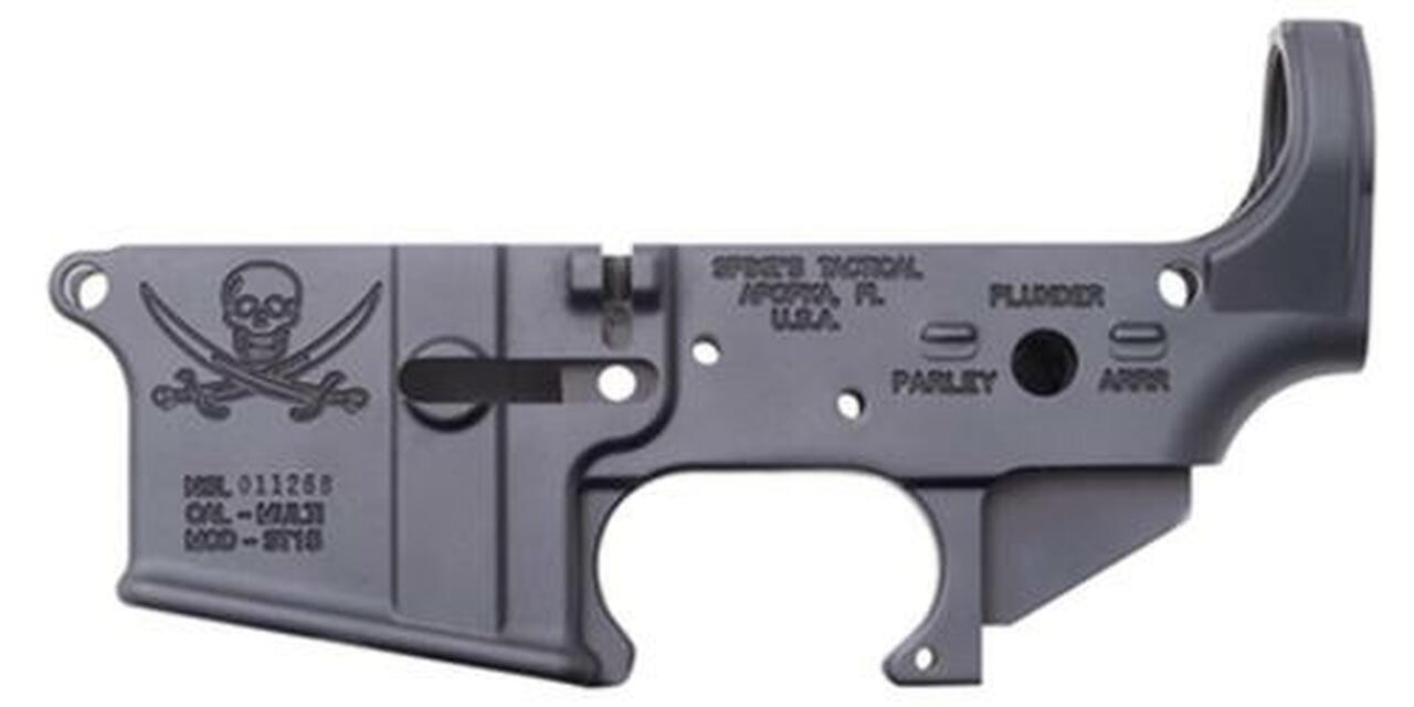 Spikes Lower Receiver Stripped -, Calico Jack Logo Spikes Tactical