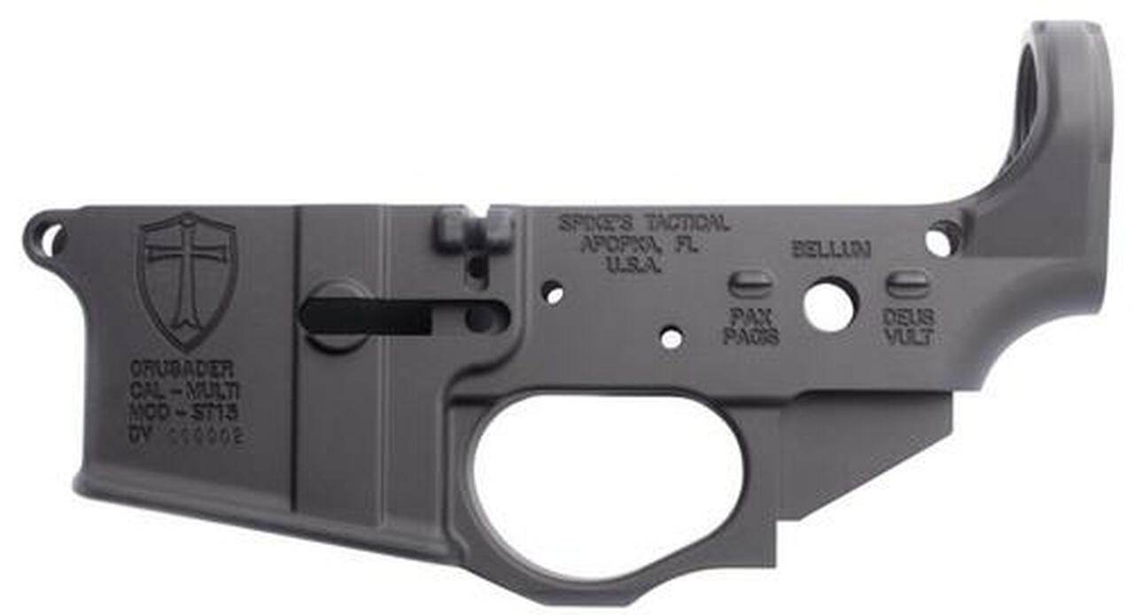 Spikes Tactical Crusader AR-15 Lower Receiver, Multi-Caliber Spikes Tactical