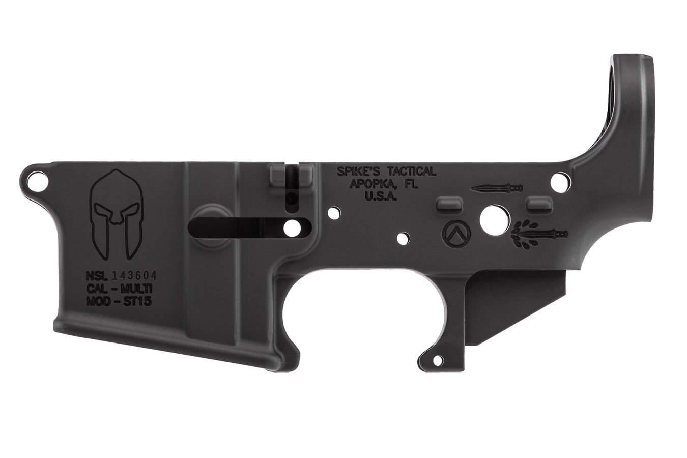 Spikes Tactical Spartan Stripped Lower Receiver (Multi Cal)