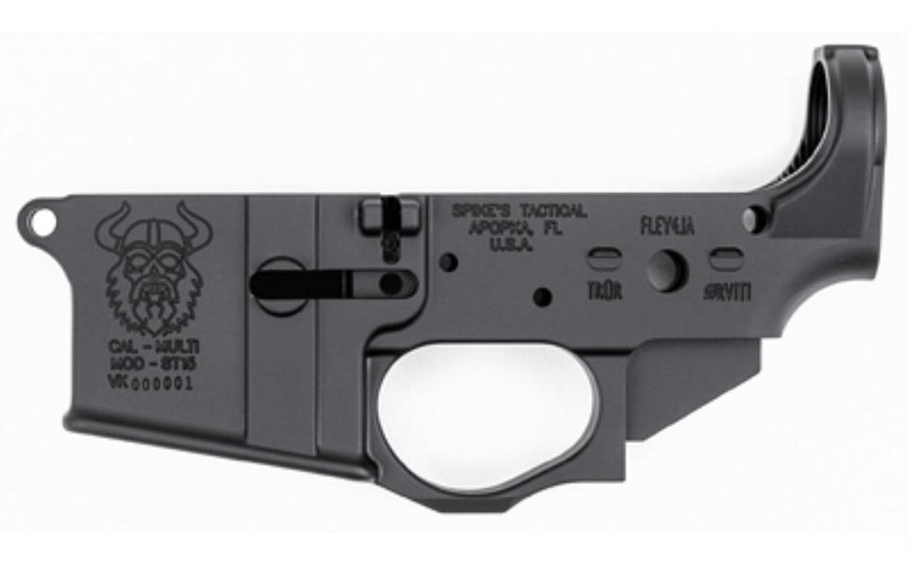 Spike''s Tactical, Viking, Stripped Lower 223/5.56mm, Black, Non-Colored Spikes Tactical