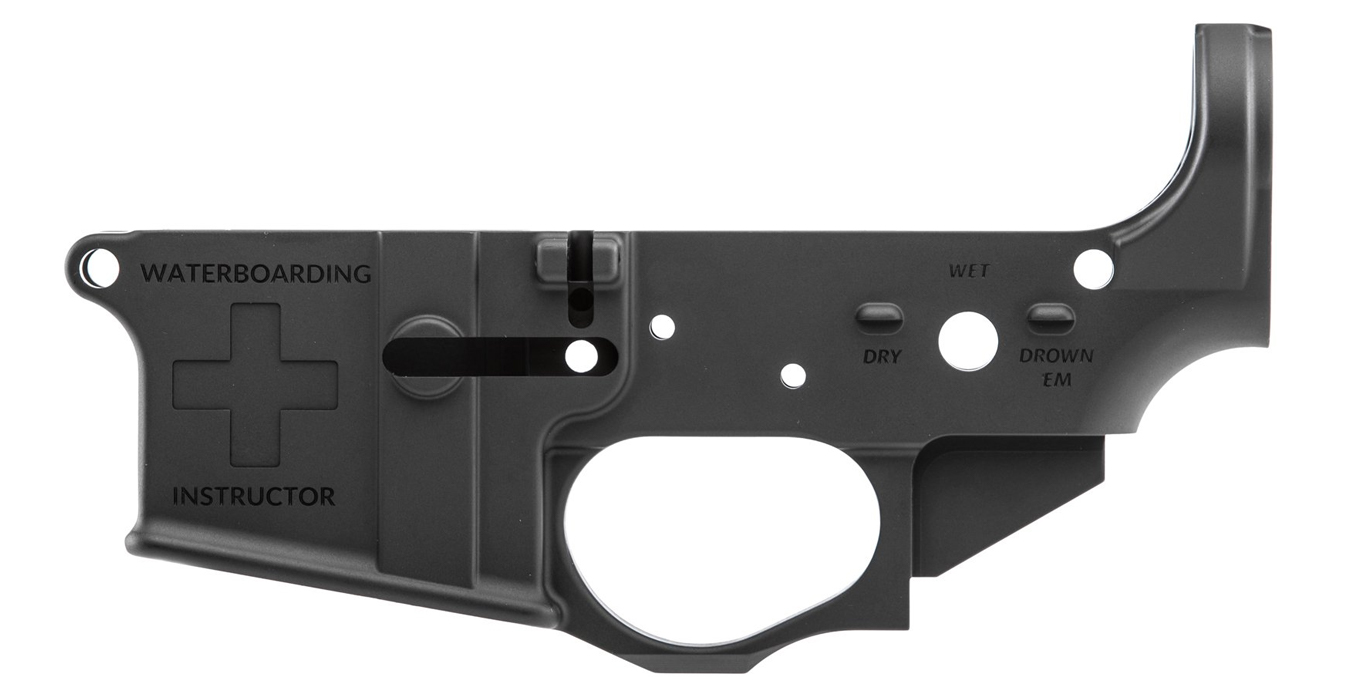 Spikes Tactical Water Boarding Instructor Stripped AR Lower Receiver (Multi Cal)
