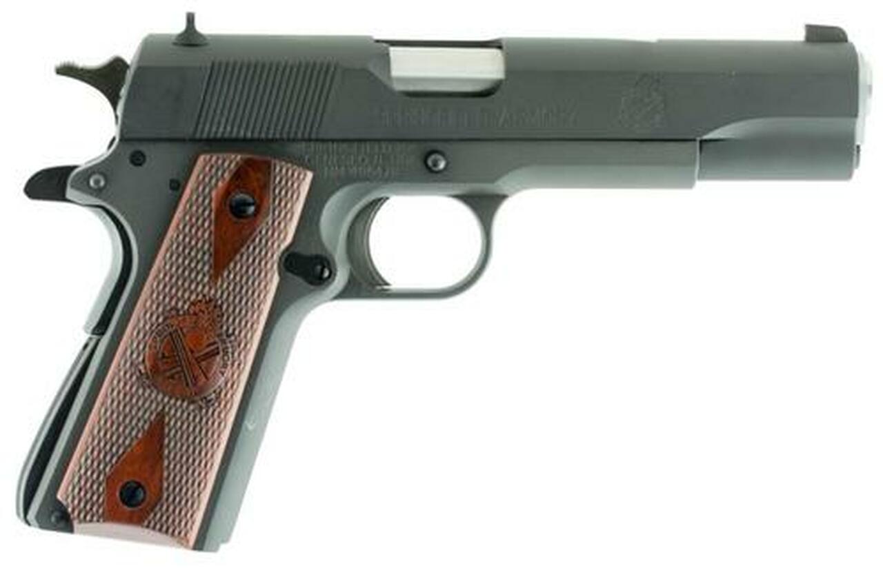 Springfield 1911 Garrison 45 ACP, 5" Barrel, Black, Wood Grip, 7rd Springfield Armory