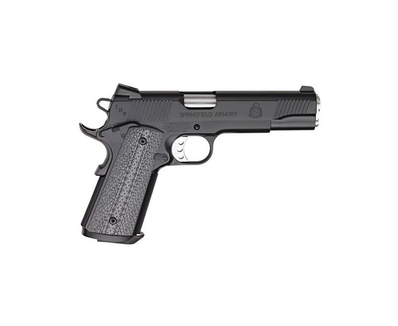 Springfield 1911 TRP 45 ACP, 5" Barrel, Black Cerakote, G10 Grips, 3x8rd Mags Springfield Armory