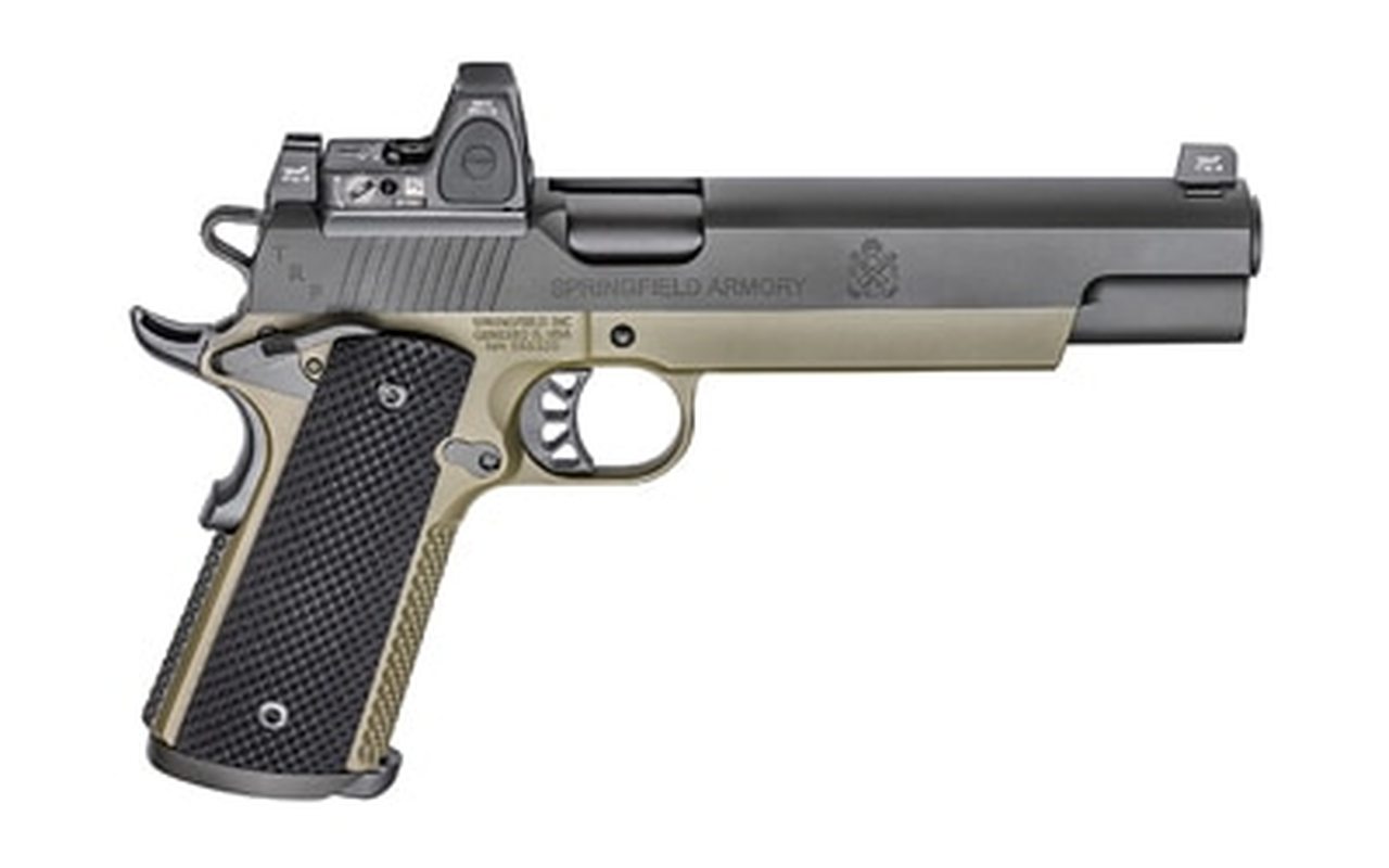Springfield 1911 TRP Operator, RMR Sight 10mm 6" SS Barrel Long Slide Tritium Night Sights 8rd Mag