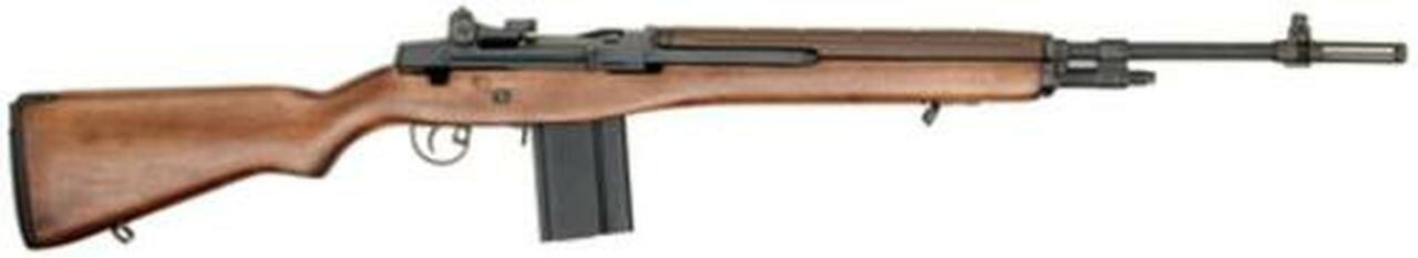 Springfield M1A Standard SA 308 Win/7.62mm, 22" National Match Barrel, Walnut Stock, Blued, Loaded, 10rd Springfield Armory
