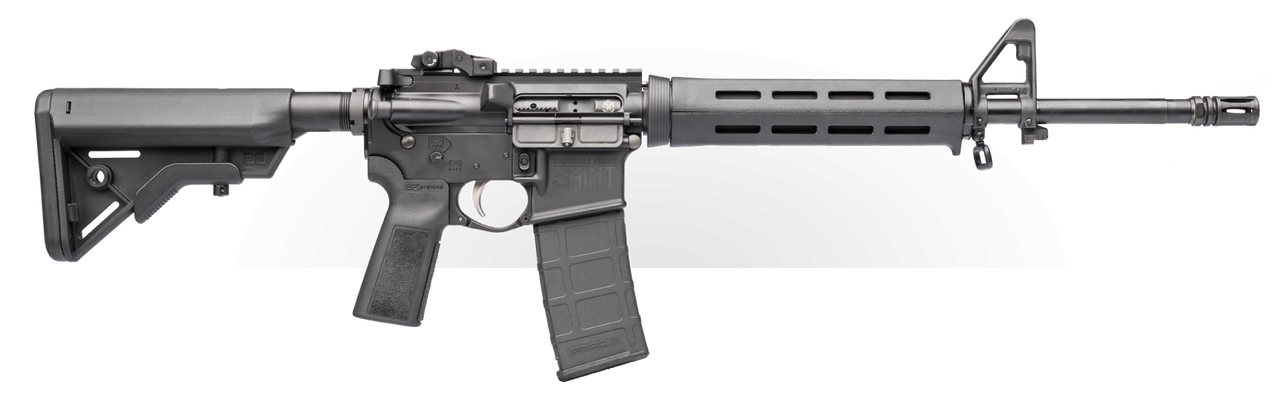 Springfield SAINT AR-15, 223/556 16" Barrel, B5 M-LOK Handguard, Front and Flip Up Rear Sights, 30Rd Mag Springfield Armory