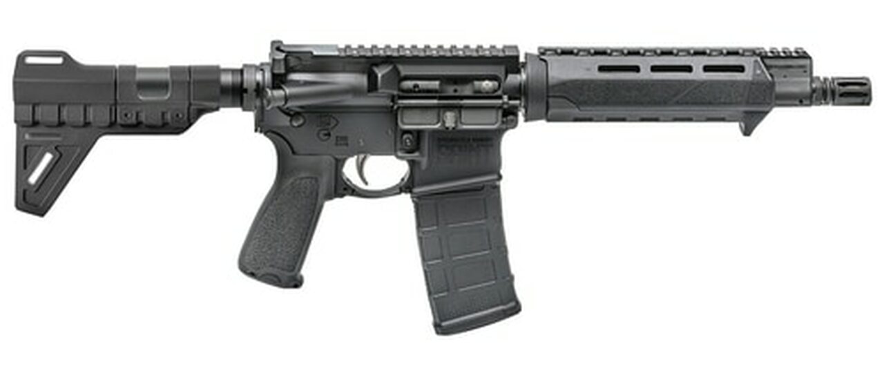 Springfield Saint Pistol 5.56/.223, 9.6" Barrel, M-LOK, Blade Brace, Black, 30rd Springfield Armory