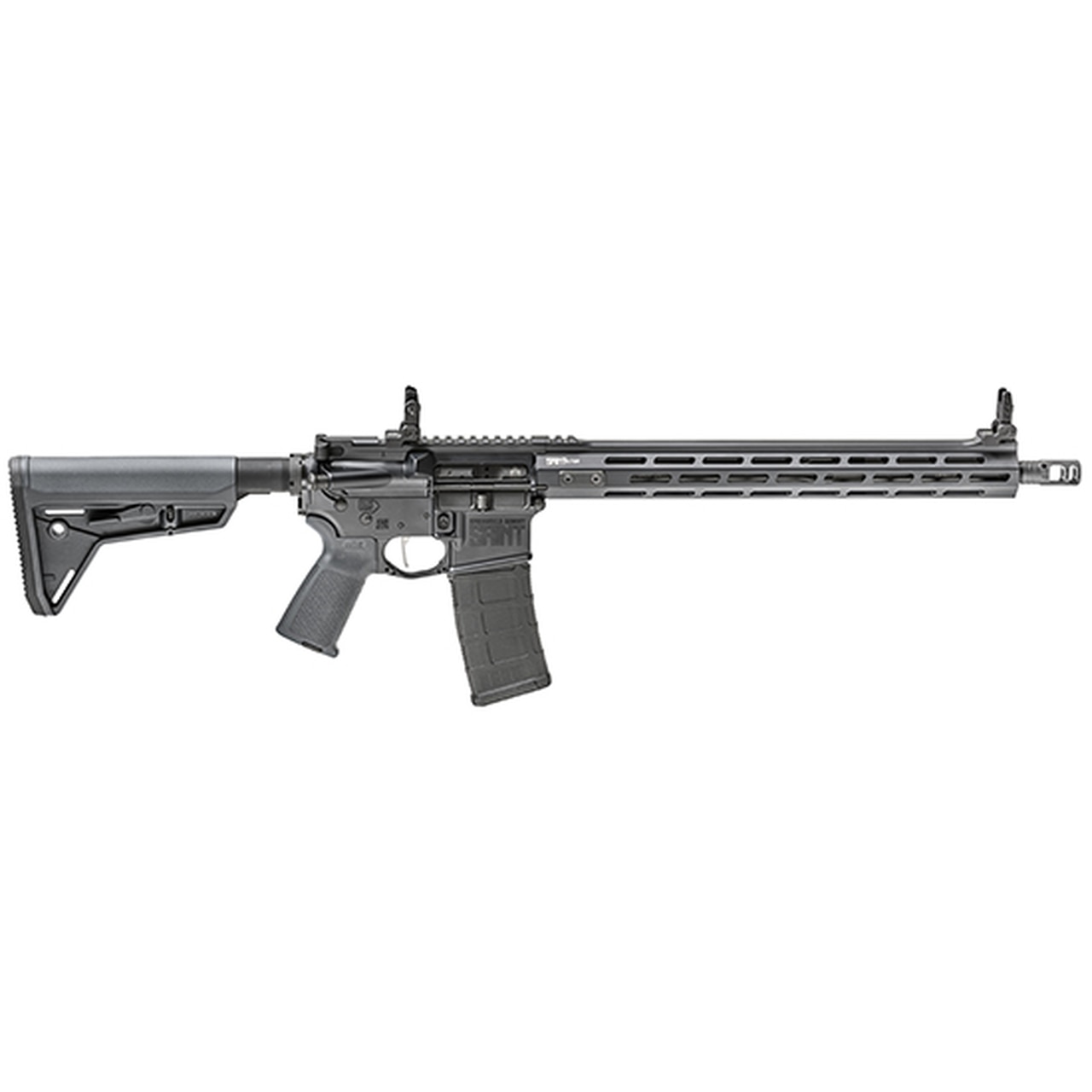 Springfield SAINT Victor AR-15, 223/5.56, 16" Barrel, Gray Finish, Bravo Company Mod 0 Stock, 15" M-LOK Rail, Flip Up Front/RearSights, 30Rd