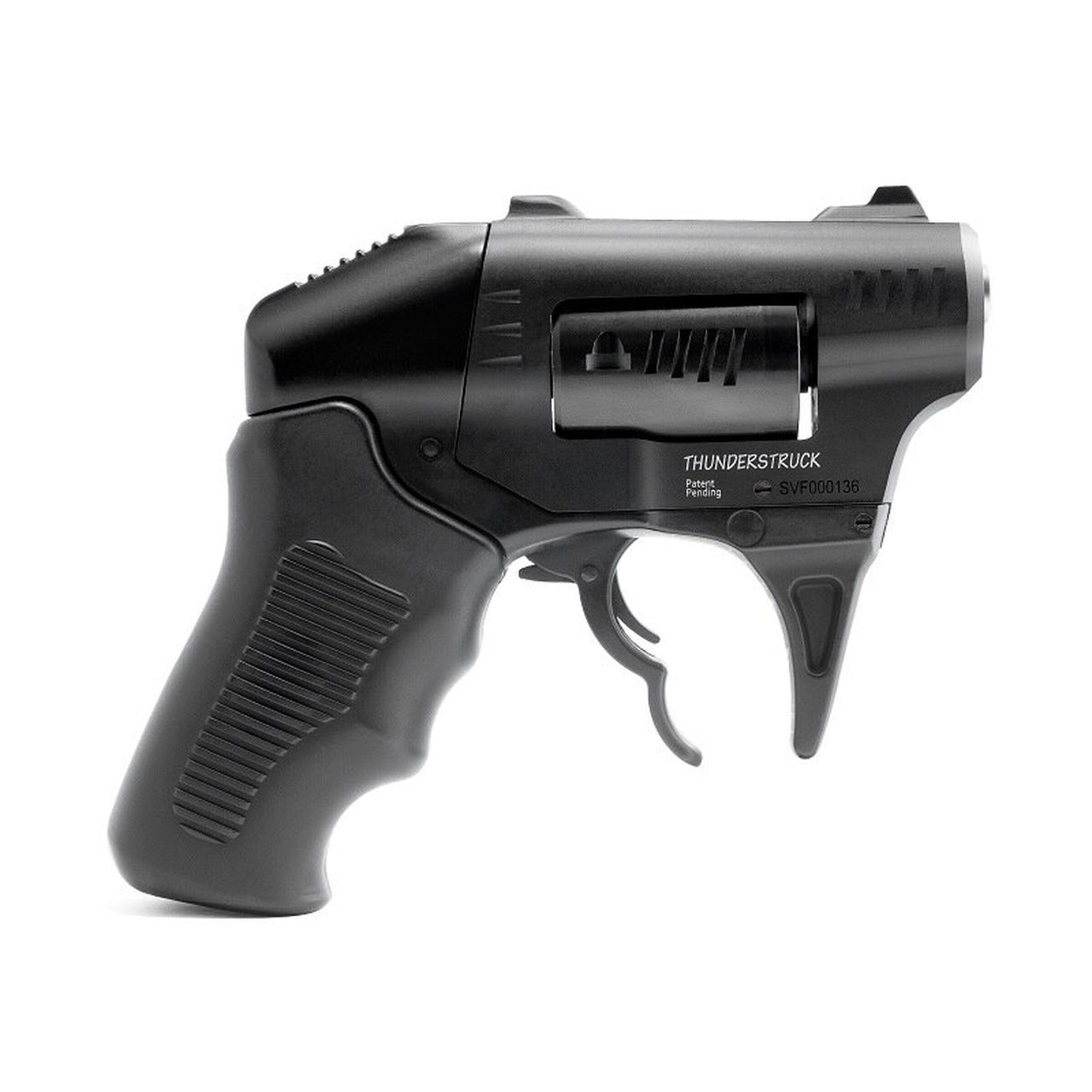 Standard Manufacturing Thunderstruck Double Action Revolver, 22 WMR, 1.25" Steel Barrel, Aluminum Frame, Black, Polymer Grips, 8Rd