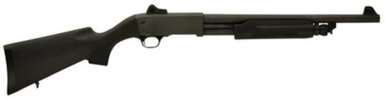 Stevens Model 350 Pump Security Shotgun, 12g, Ghost RIng Sights, 18.5"