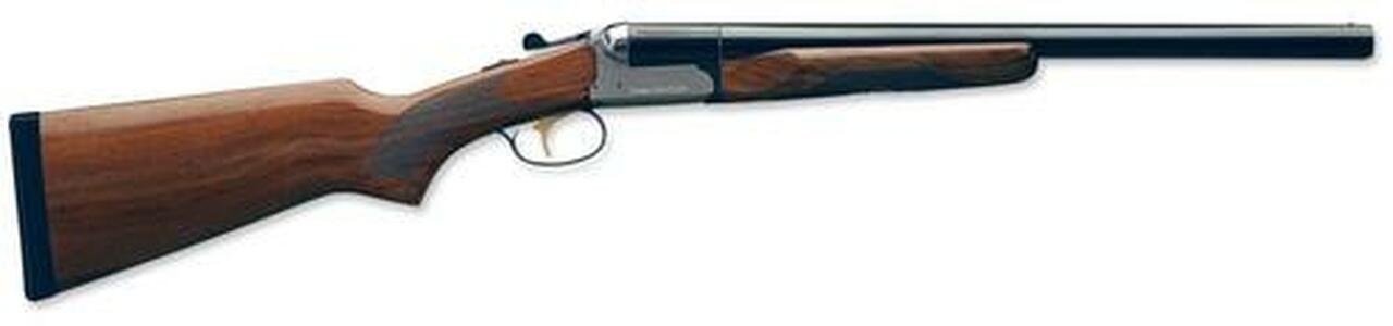Stoeger Coach Gun Supreme Sxs, AA-Grade Gloss Walnut, Blue/Stainless Receiver 12 Ga, 20" Barrel