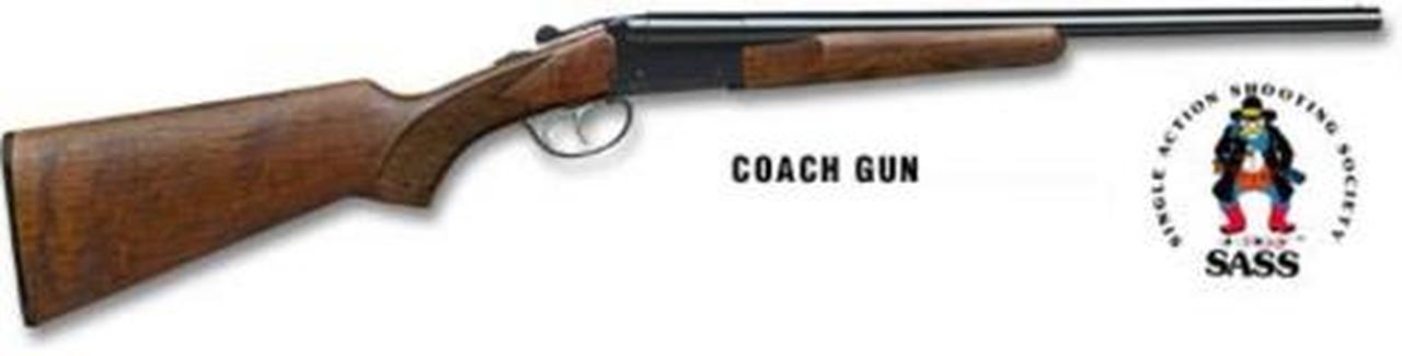 Stoeger Coach Gun SxS, A-Grade Satin Walnut, Blue 20 Ga 20" Barrel Stoeger