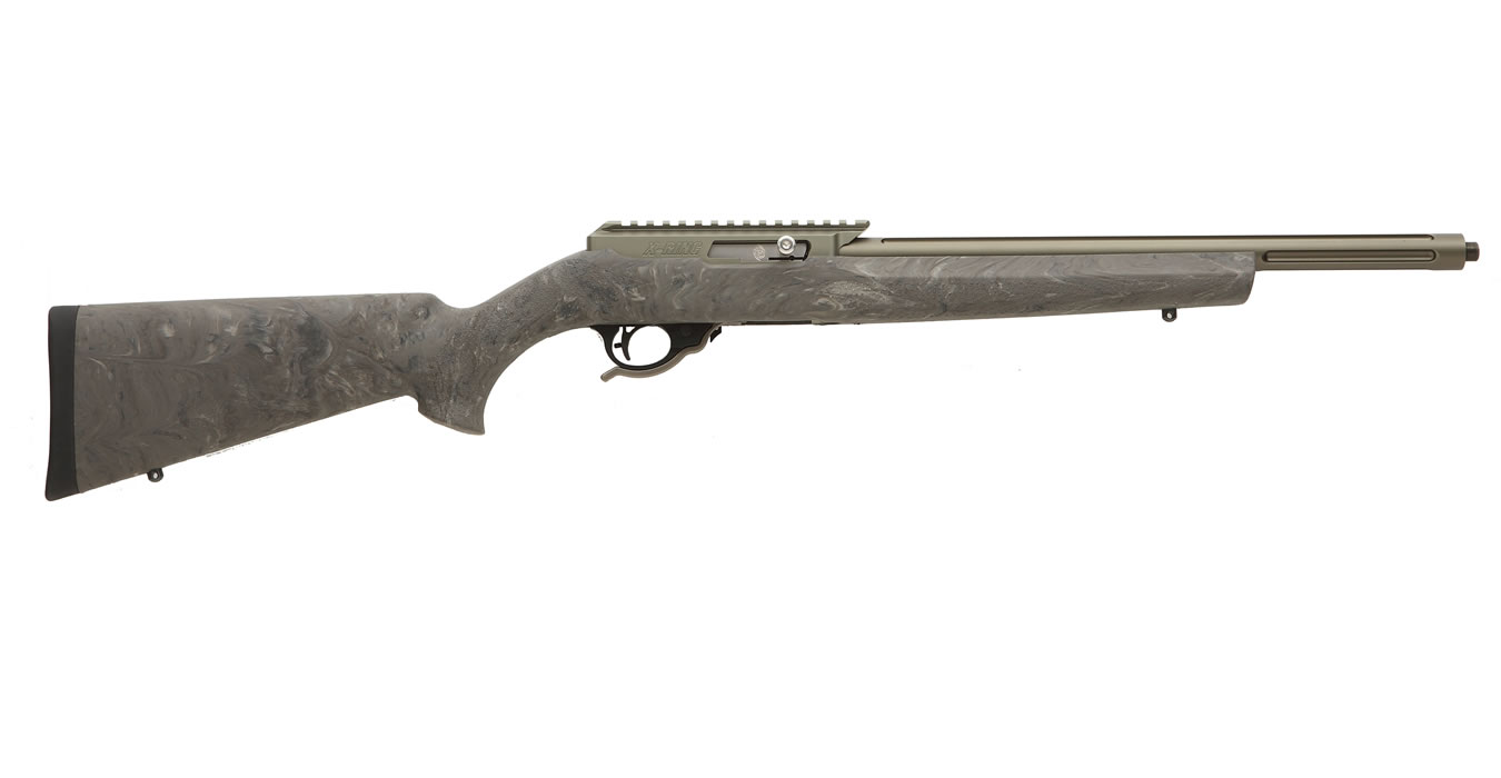 Tactical Solutions X-Ring 22LR Rimfire Rifle with Ghillie Green Hogue Stock