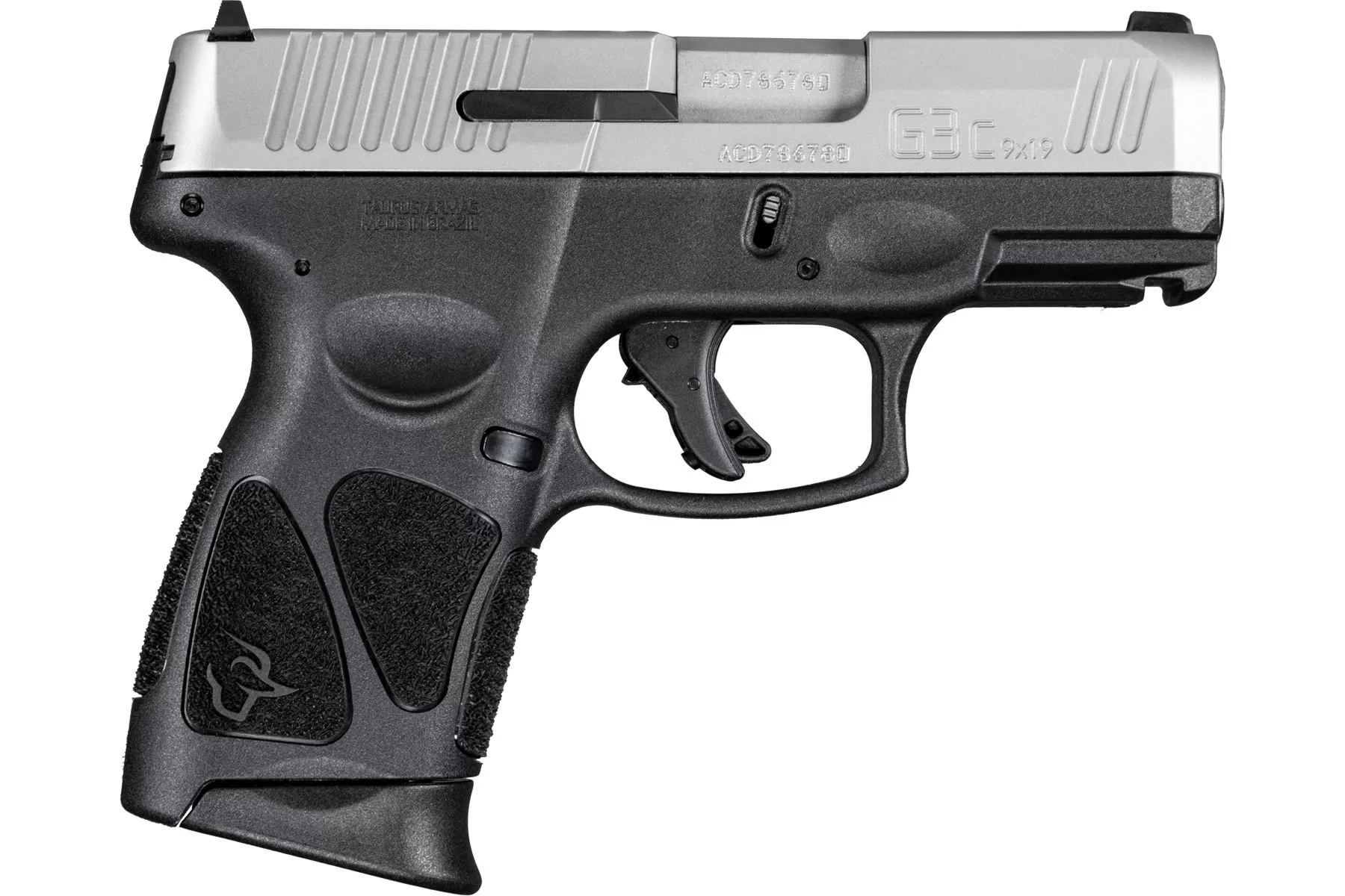 Taurus G3C 9mm, 3.26" Barrel, No Thumb Safety, Black, 12rd Taurus