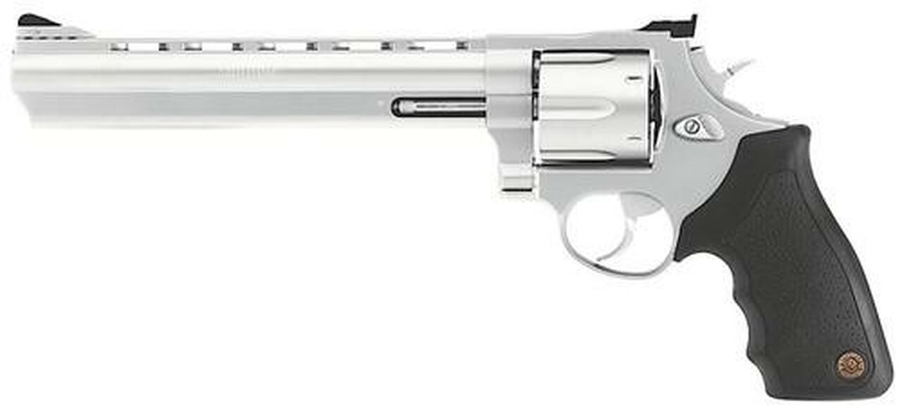 Taurus Model 44 .44 Mag, 8.38" Barrel, Rubber Grip, Matte SS, 6rd Taurus