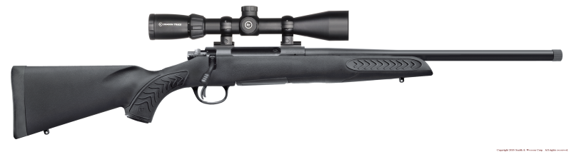 Thompson Center Compass II 243 Win, 21.62" Black Blued Right Hand Crimson Trace Scope, 5rd