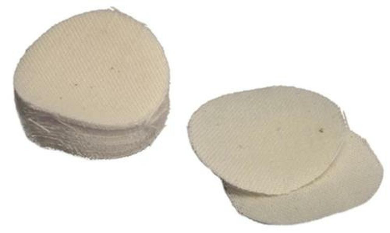 Thompson Center Cotton Roundball Patches .45/.50 White/Cotton