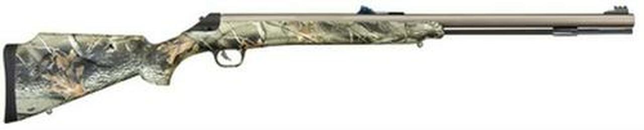 Thompson Center 'Impact' Muzzle Loader, 50 Cal, 26", Weather Shield Finish, Hardwoods Camo Stock Thompson-Center Arms