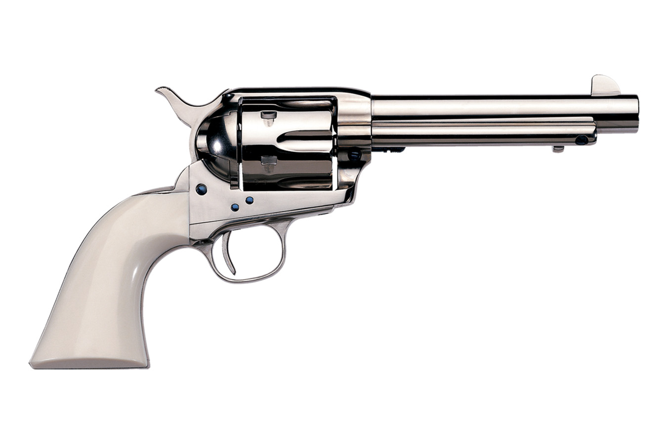Uberti 1873 Cody 45 Colt Nickel-Plated Cattleman Revolver