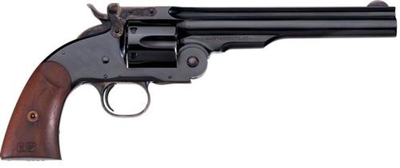 Uberti 1875 No. 3 2nd Model Top Break 45 Colt, 7" Barrel, Blued, Walnut Grip, 6rd Uberti