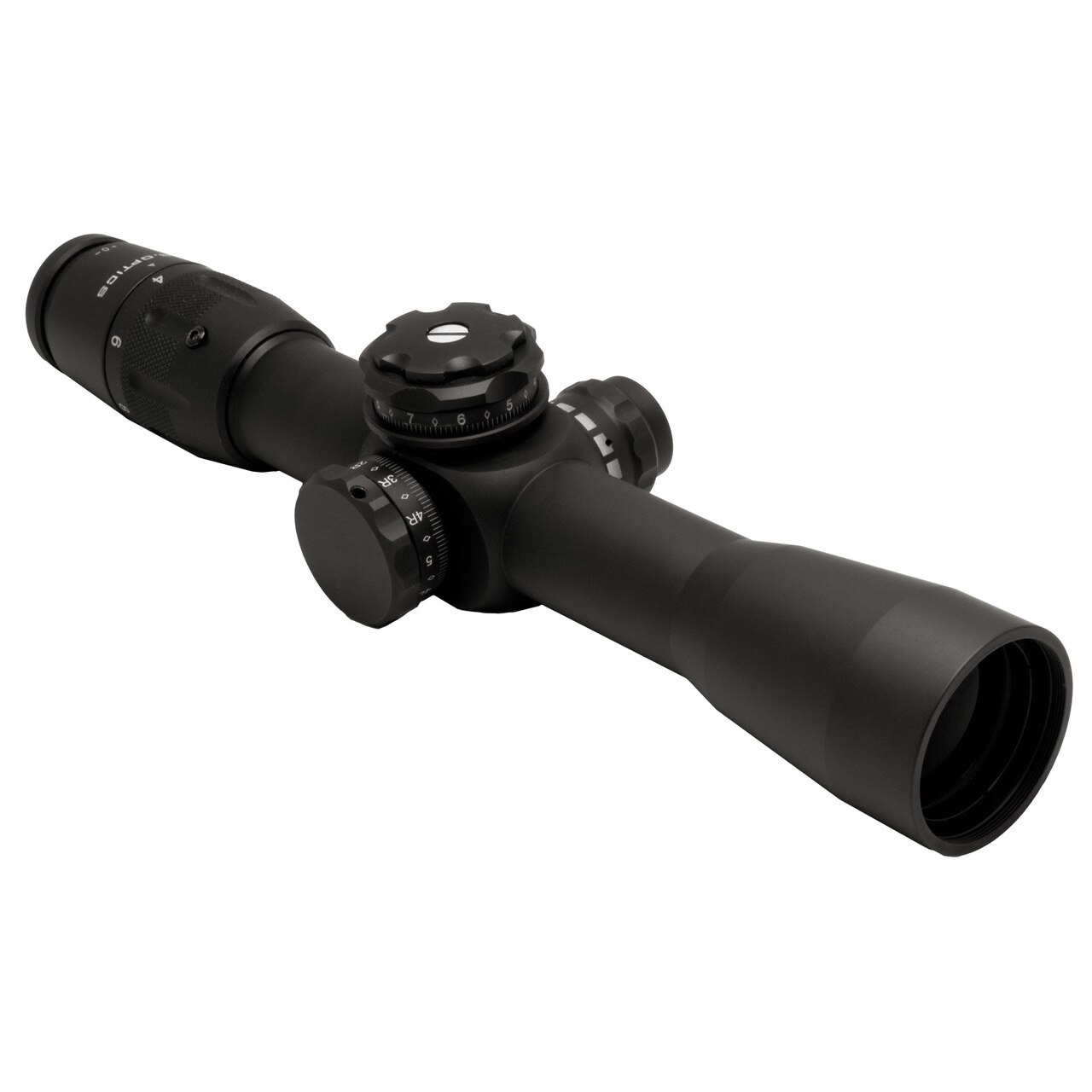 US Optics B-10 Scope 1.8-10x42mm, 34mm, Digital Red FFP GAP Reticle, 100 Click Elevation Knob