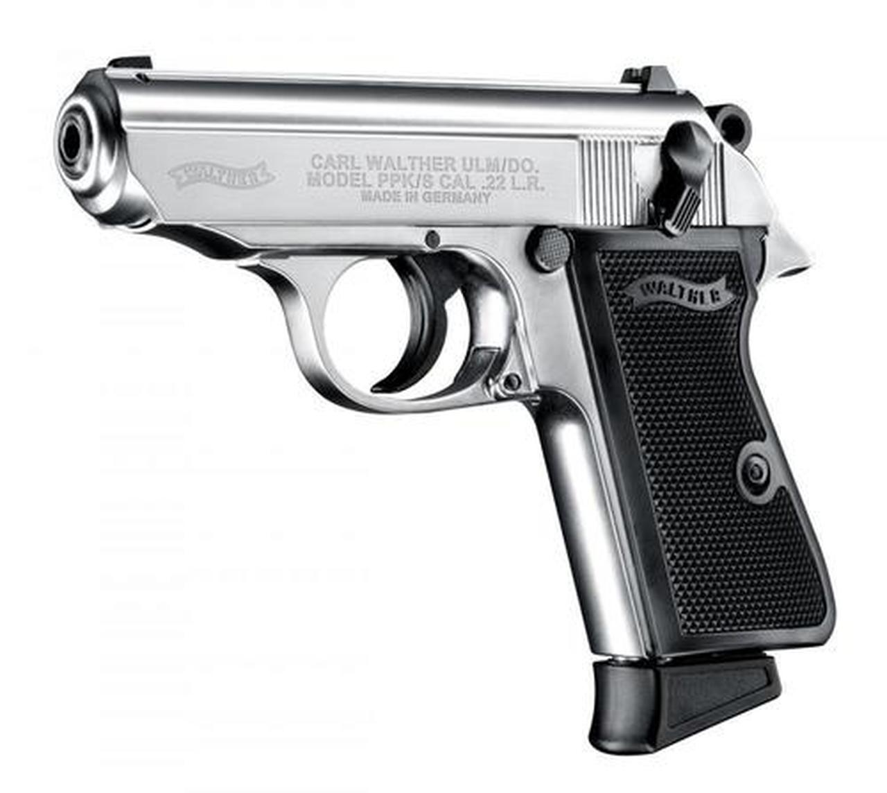 Walther PPK/S .22 L.R. Black 3.35" Barrel 10 Round, 1 Mag Walther