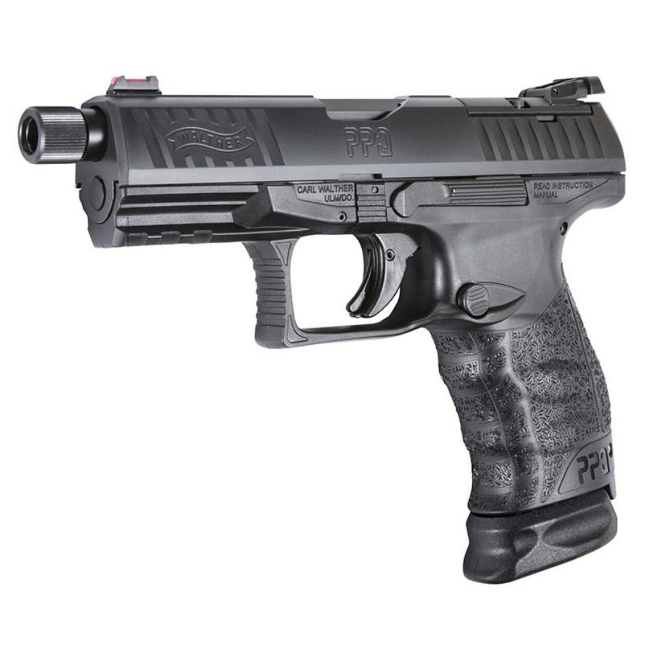 Walther PPQ M2 Q4 TAC 9mm, 4" Threaded Barrel, Optic Ready, 15rd