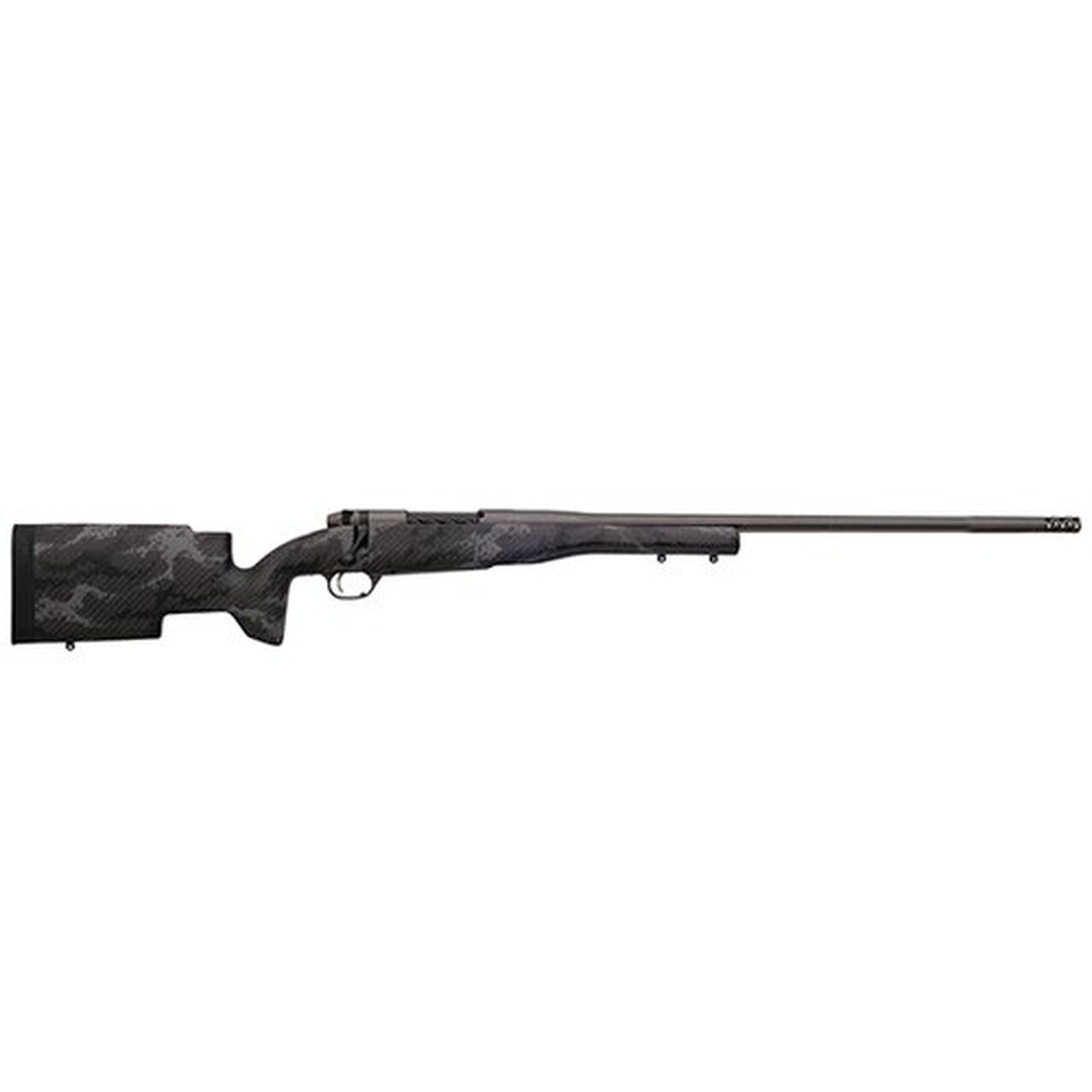 Weatherby Mark V Accumark Pro 6.5x300 Weatherby Mag, 26", Tungsten Gray Cerakote Carbon Fiber Stock , 3rd