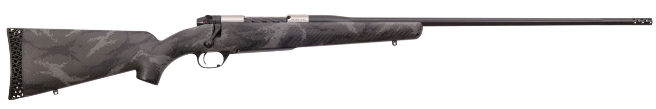 Weatherby Mark V Back Country Titanium, 6.5-300 Weatherby, 28" Barrel, Steel Barrel, Black Grey And Titanium, Carbon Fiber Stock, 3rd