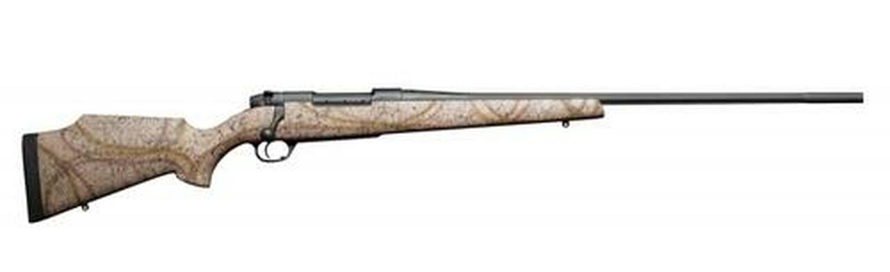 Weatherby Mark V Outfitter RC, 6.5 Cr, 22" Fluted, Armor Black Cerakote, Tan Composite Stock