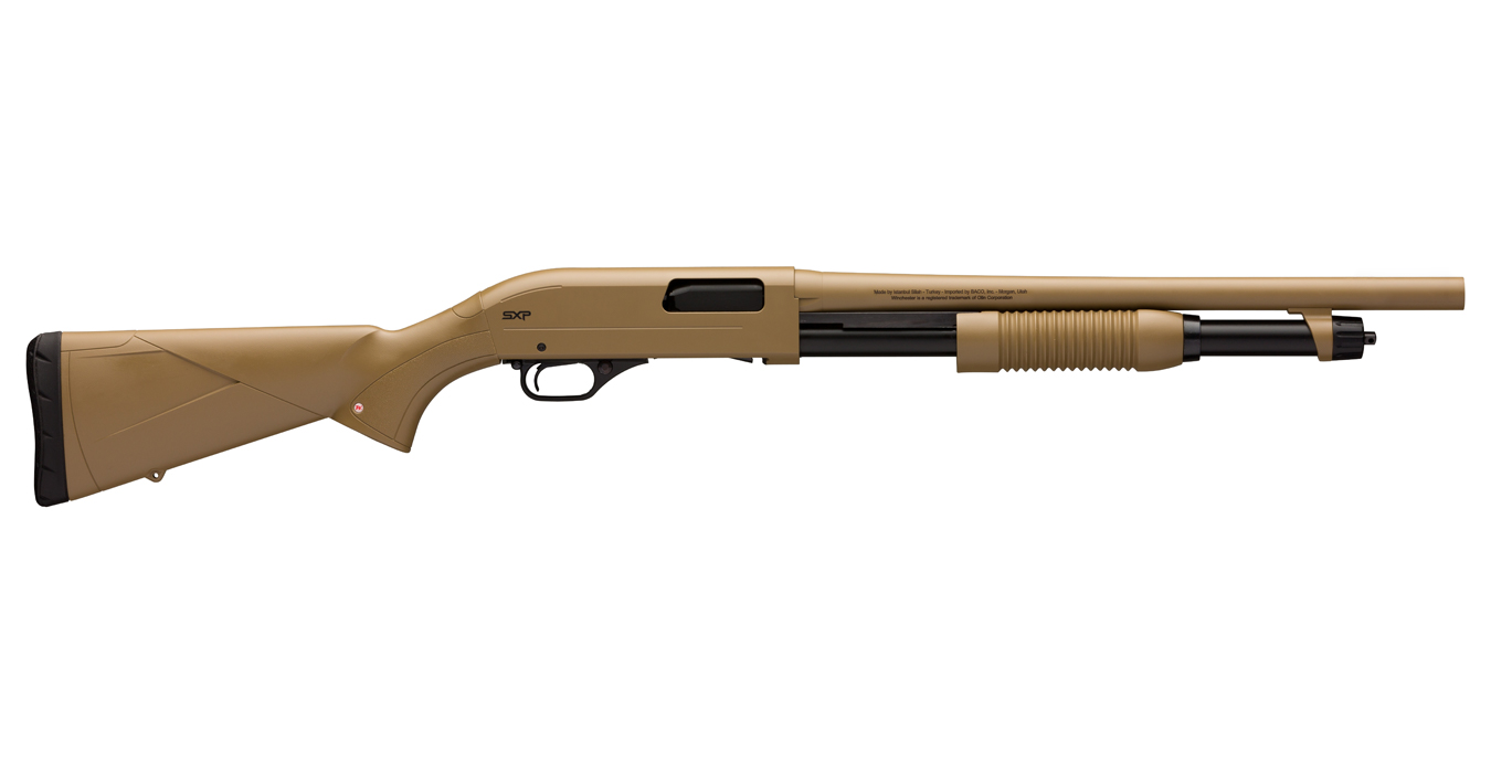 Winchester Firearms SXP Defender 12 Gauge Pump Shotgun with Flat Dark Earth Finish