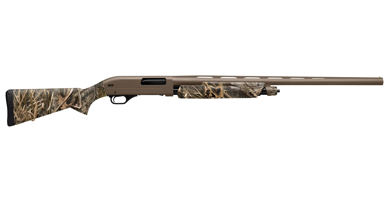 Winchester Firearms SXP Hybrid Hunter 12 Gauge Pump Shotgun with Mossy Oak Shadow Grass Habitat Finish and 28 Inch Barrel