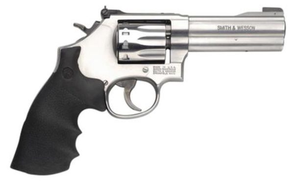 Smith & Wesson 617 K-22 Masterpiece 22LR 4" Barrel Stainless Steel Houge Rubber Grip10rd