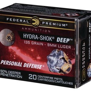 Federal Hydra-Shok Deep 9mm 135gr