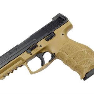 HK VP9 9mm Flat Dark Earth 4" Barrel Nite Sites 15rd Mag